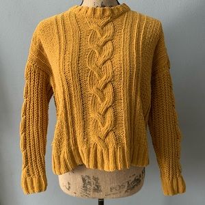 Yellow knitted sweater from Aeropostale!